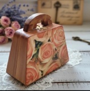 Torebka szkatułka unikat designerski pudełko shabby Chic Vintage Retro