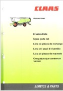Katalog części Claas Lexion 640, 650, 660, 670