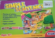 Gra w proste zdania w j. angielskim  6+