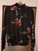 Koszula damska z marszczoną stójką