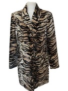 Super damski płaszczyk panterka jesienno-wiosenny r M