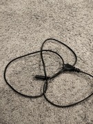 Kabel zasilający "ósemka" czarny 1,5 metra