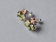 Srebrne kolczyki z cyrkoniami pr 925