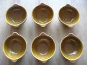 stare bulionówki miseczki Mirostowice ceramiczne zestaw 6 szt. PRL