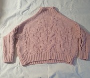 Sweter damski różowy