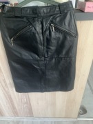 Spódnica ze skóry naturalnej