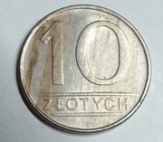 Moneta 10 zł 1985 rok . Nie czyszczona.