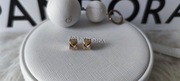 Pandora charms - klips Bijące serca złoty 585 moments 750243