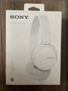 Słuchawki przewodowe Sony kolor biały NOWE