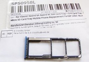 Tacka karty SIM Xiaomi Redmi 9A 9C NIEBIESKA