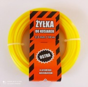 Žyłka do kosiarek 3.3mm/10m do kosiarek gwiazdka 