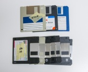 Zestaw dyskietek 3,5" 1,44MB do PC - uszkodzone