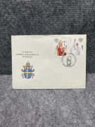 1991 IV wizyta papieża Jana Pawła II Fi 3186-87 FDC