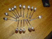 łyżeczki posrebrzane met 60