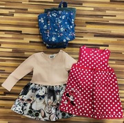 Mix sukienek dziewczęcych – rozmiar 86 (5 sztuk)