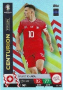 TOPPS Match Attax EURO 2024 Granit Xhaka Centurion CC10