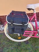 Potrójna torba podróżna sakwy rowerowe bagażowe