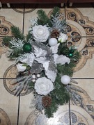 Stroik/ wiązanka bożonarodzeniowa na cmentarz,  płyta obciążona 