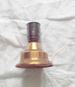 prl lampka nocna, prl lampa miedziana, prl lampka z miedzi
