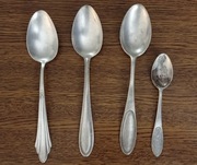 Łyżki posrebrzane poniemieckie 