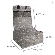 POKROWIEC na przedni fotel samochodowy dla PSA w ŁAPKI uniwersalny NOWY