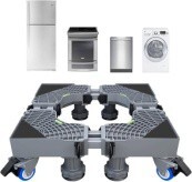 Ruchoma Regulowana Podstawa Pod Sprzęt AGD 4 Koła 4 Nogi 