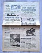 Wieczór. Codzienna Ilustrowana Gazeta Popołudniowa, 04.08.1980, PRL