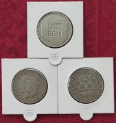 200 zł  1974 XXX PRL, 1975 Żołnierze, 1976 Igrzyska - 3 monety
