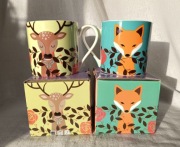 Kubki z TK Maxx, kubeczki ze zwierzakami, leśne zwierzęta 