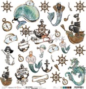 Arkusz dodatków SEA STORIES 30,5x30,5 Craft O'Clock.