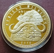 ZAMBIA 2014 1000 KWACHA  ZWIERZĘTA AFRYKI BAWÓŁ  BU  PROOF 