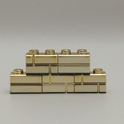 LEGO ZŁOTA CEGŁA 98283 1X2 NOWY