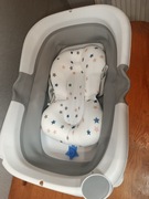 Składana wanienka turystyczna dla niemowląt z wkładką