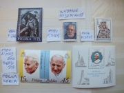 zestaw 6szt. znaczki Fi 2764 Blok 133 Polska 1984r. PAPIEŻ ŚWIĘCI czyste **