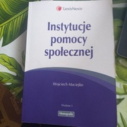 Instytucje pomocy społecznej Wojciech Maciejko