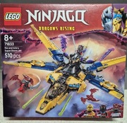 LEGO 71833 ras i burzowy superodrzutowiec arina