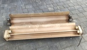 Lampa oprawa świetlówka PRL 2 sztuki 