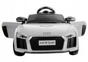 Auto Pojazd na Akumulator Audi R8 Spyder Biały Nowe akumulatory OUTLET