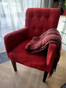 Fotel kubełkowy w kolorze wina 