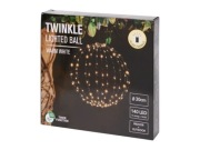Wiralowa Kula Świetlna 140 LED z flash 30cm