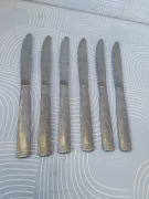 Sztućce obiadowe noże 6 sztuk