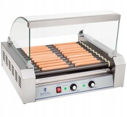 GRILL ROLKOWY TEFLONOWE ROLKI – OPIEKACZ NA 20 PARÓWEK + POKRYWA