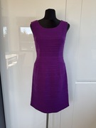 Elegancka włoska sukienka wełniana Alberta Ferretti M Z podszewką