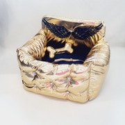 Transporter dla psa kota glamour złoty 