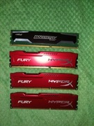 Pamięć RAM DDR3 32GB (4x8GB) HyperX Fury & Crucial
