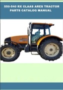 Katalog części ciągnika Claas ARES 540, 550 RX