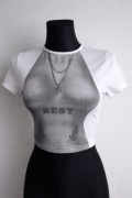 biały crop top print (81)