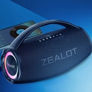 MOCNY przenośny głośnik Bluetooth ZEALOT S97 80W z subwooferem, RGB, IPX6