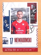 Oficjalna karta klubowa Wisła Kraków 2022/23 Jakub Niewiadomski