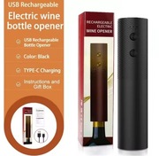 Nowy elektryczny akumulatorowy korkociąg otwieracz do wina